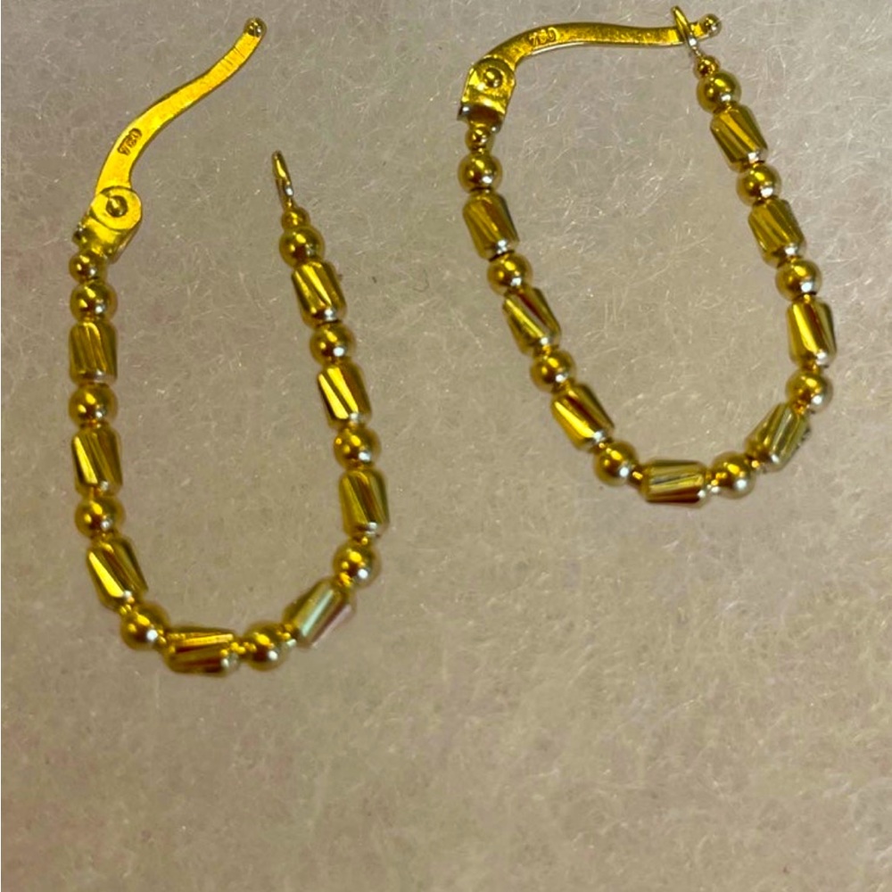 18k brand new Bubble earring